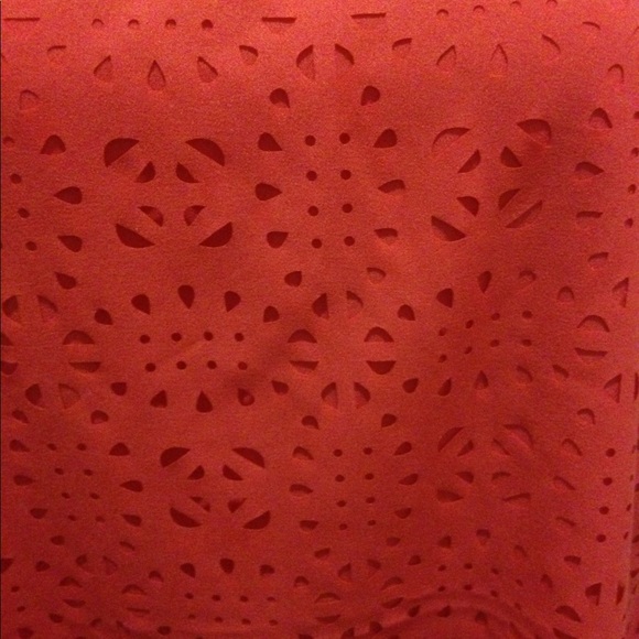 Coral Laser Cut Tank Top - Picture 2 of 5